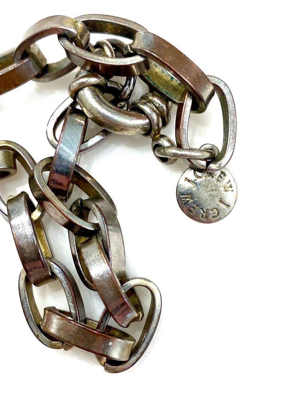J. Crew Vintage Gumball Gold-Tone Chain Necklace with Multicolor Beads